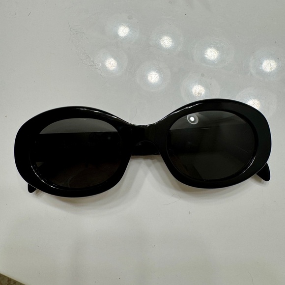 Celine TRIOMPHE 01 SUNGLASSES IN ACETATE Women’s Black Authentic - Picture 2 of 8